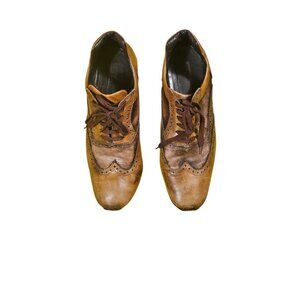 To Boot New York Mens 12 Brown Leather Brogue Shoes Vintage